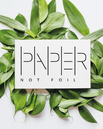Paper not Foil prodotto parrucchieri